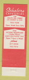 Matchbook Cover - Schabers Cafeteria Los Angeles North Hollywood CA WEAR