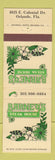 Matchbook Cover - Barney's Steak House Orlando FL