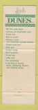 Matchbook Cover - Dunes Motel Miami Beach FL