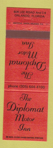 Matchbook Cover - Diplomat Motor Inn Orlando FL