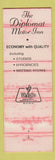 Matchbook Cover - Diplomat Motor Inn Orlando FL