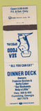 Matchbook Cover - Dinner Deck Seafood Cumming GA