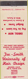 Matchbook Cover - Tru Smith University of Hair Design Orange CA