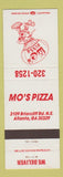 Matchbook Cover - Mo's Pizza Atlanta GA