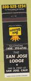 Matchbook Cover - Best Western San Jose Lodge CA WEAR