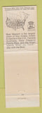 Matchbook Cover - Best Western San Jose Lodge CA WEAR