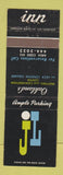 Matchbook Cover - Jack London Inn Oakland CA