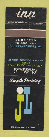 Matchbook Cover - Jack London Inn Oakland CA
