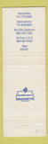 Matchbook Cover - Disneyland Hotel Anaheim CA
