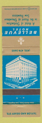 Matchbook Cover - Bellevue Hotel San Francisco CA