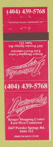 Matchbook Cover - Networks Sports Bar Grill
