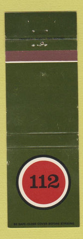 Matchbook Cover - 112 Bar Restaurant West Des Moines IA WEAR