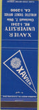 Matchbook Cover - Xavier University Cincinnati OH