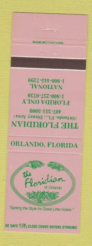 Matchbook Cover - The Floridian Orlando FL