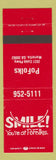 Matchbook Cover - Po Folks Restaurant Marietta GA RED