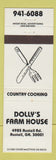 Matchbook Cover - Dolly's Farm House Austell GA