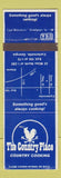 Matchbook Cover - The Country Place Restaurant Cartersville GA