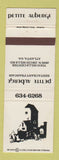 Matchbook Cover - Petite Auberge Atlanta GA WHITE