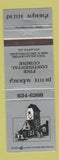 Matchbook Cover - Petite Auberge Atlanta GA SILVER