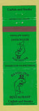 Matchbook Cover - Bayou Inn Restaurant Denton TX Minden LA