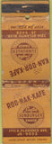 Matchbook Cover - Kan Dor Kafe Hamburgers WORN Los Angeles?
