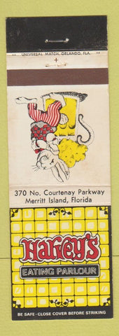 Matchbook Cover - Harvey's Eating Parlour Merritt Island FL
