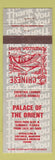 Matchbook Cover - Palace of Orient Chinese Restaurant Seminole FL