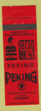 Matchbook Cover - Peking Chinese Restaurant
