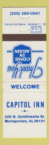 Matchbook Cover - Capitol Inn Montgomery AL