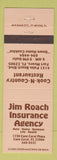 Matchbook Cover - Jim Roach Insurance Agency Cape Coral FL