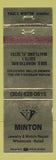 Matchbook Cover - Minton Jewelry Watch Repair Maitland FL WEAR