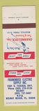 Matchbook Cover - Channel Lock Tools Frankhouse Delray Beach FL