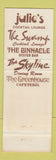 Matchbook Cover - Skyline Orlando FL International Airport