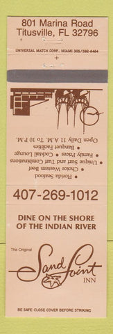 Matchbook Cover - Sand Point Inn Titusville FL
