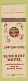 Matchbook Cover - Suncrest Motel Salmon ID