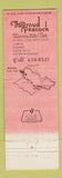 Matchbook Cover - Proud Peacock Oahu Hawaii