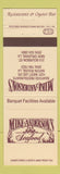 Matchbook Cover - Mike Anderson's Seafood Baton Rouge New Orleans LA