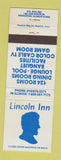 Matchbook Cover - Lincoln Inn Princeton IL
