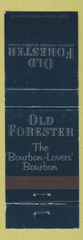 Matchbook Cover - Old Forester Bourbon WEAR