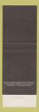 Matchbook Cover - Candian Mist Whiskey  Black girlie