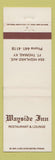 Matchbook Cover - Wayside Inn Fort Thomas KY