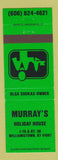 Matchbook Cover - Murray's Holiday House Williamstown KY GREEN