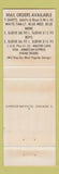 Matchbook Cover - Ron Jon Surf Shop Cocoa Beach FL GREEN WEAR