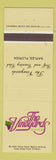 Matchbook Cover - The Vineyards Naples FL