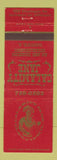 Matchbook Cover - Calamity Jane Glenview IL