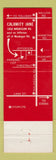 Matchbook Cover - Calamity Jane Glenview IL