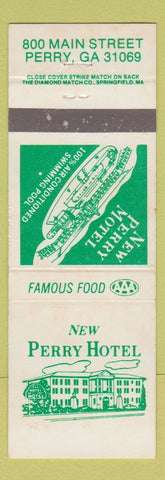 Matchbook Cover - New Perry Hotel Perry GA