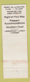 Matchbook Cover - New Perry Hotel Perry GA