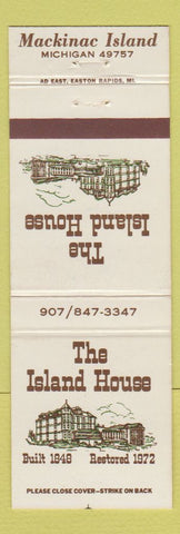 Matchbook Cover - The Island House Mackinac Island MI