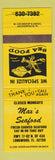 Matchbook Cover - Max's Seafood Longwood FL